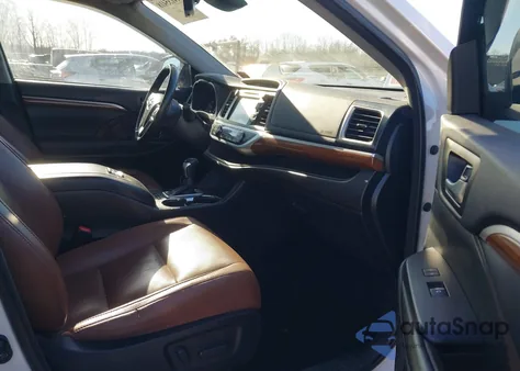 2018 Toyota Highlander Limited Platinum from USA, damaged, VIN 5TDDZRFH6JS819361